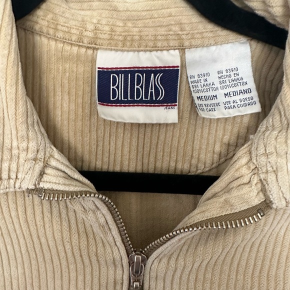 Vintage Bill Blass,  men’s Corduroy zip up jacket Large $40 - Picture 2 of 2